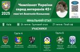 Чемпіонат України 45+: ювілейний розіграш і пам’ять про Анатолія Конькова