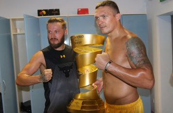 Олександр Усик в гостях у Збірної (20.08.2018)