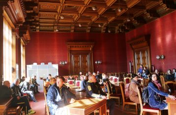 Гравці збірної на екскурсії в Чернівецькому університеті (06.10.2018)