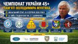 Фінал чемпіонату України 45+: хто здобуде титул у Києві?